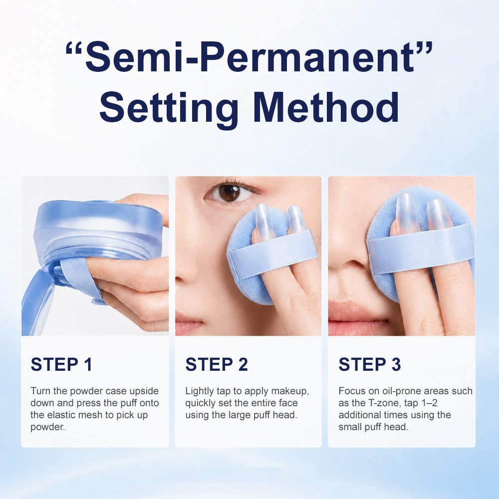 Dulorantocosh® Hydrating Setting Powder – Blur Pores, Lock Makeup & Stay Hydrated All Day