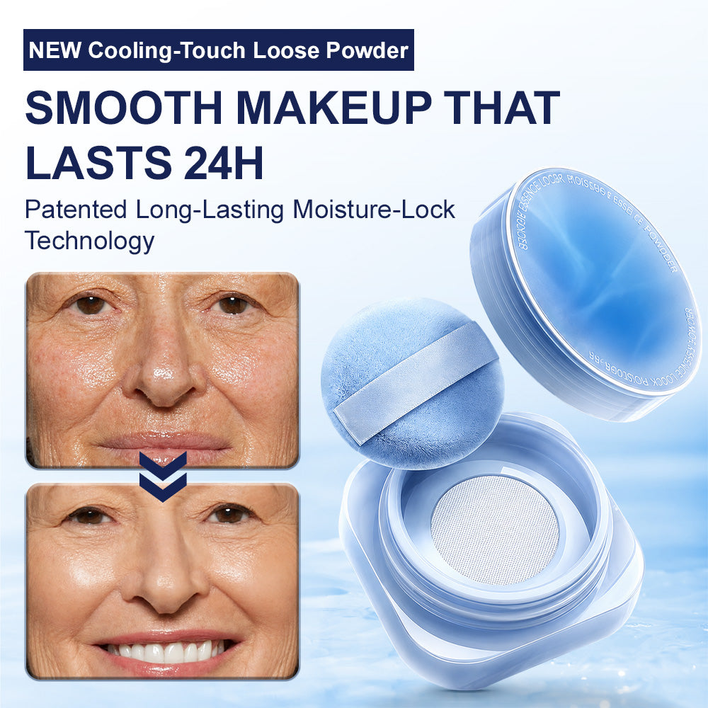 Dulorantocosh® Hydrating Setting Powder – Blur Pores, Lock Makeup & Stay Hydrated All Day