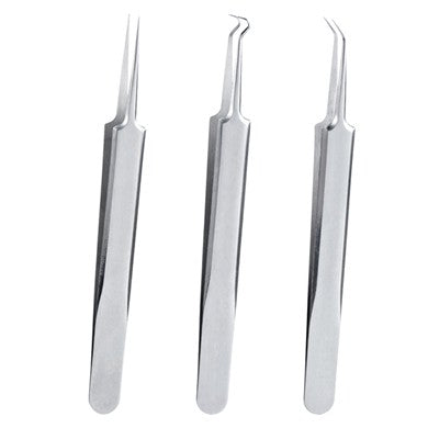 Dulorantocosh Stainless Steel Acne Pimple Cell Extractor Kit Blackhead Removal Tool Tweezer