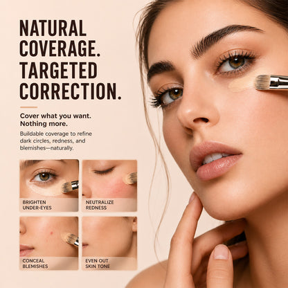 ⭐Dulorantocosh® 3-Color Full Coverage Concealer | Hydrating Coverage That Looks Like Skin