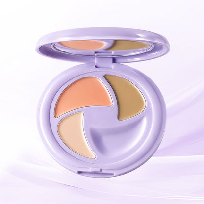 Dulorantocosh® 3-Color Full Coverage Concealer Palette – Covers Dark Circles, Acne Marks, Fine Lines & Age Spots
