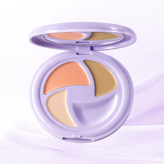 Dulorantocosh® 3-Color Full Coverage Concealer Palette – Covers Dark Circles, Acne Marks, Fine Lines & Age Spots